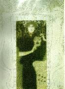 Gustav Klimt tragedin painting